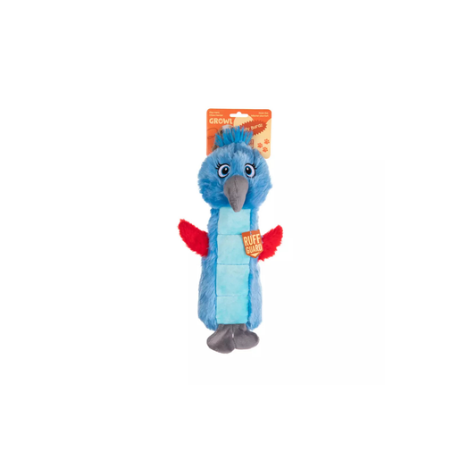 (Sterk) hondenspeelgoed - Growl - Belly Burdz Percy de Papagaai