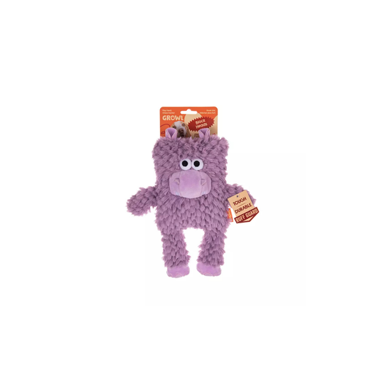 (Sterk) hondenspeelgoed - Growl - Block Heads Chompy het Nijlpaard