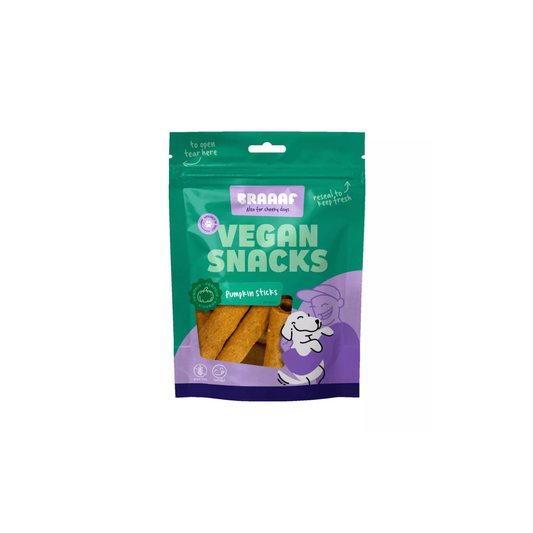 Snack voor honden - Braaaf - Vegan Snack Pompoen Stick - 6 cm