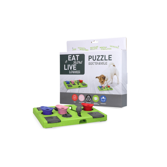 Hersenwerk voor honden - Eat Slow Live Longer - Puzzle Rectangle