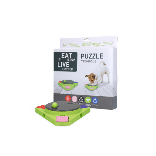 Hersenwerk voor honden - Eat Slow Live Longer - Puzzle Triangle