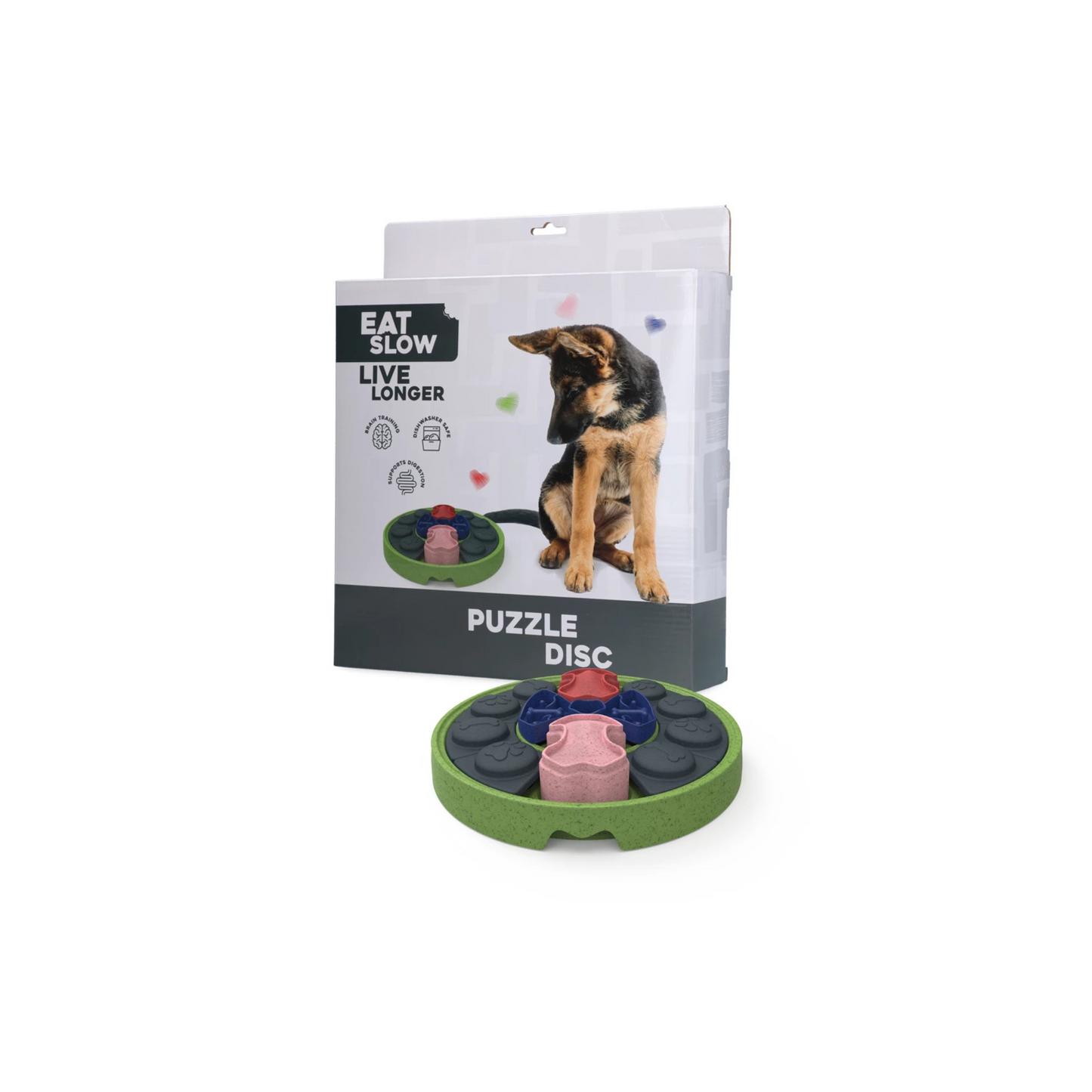 Hersenwerk voor honden - Eat Slow Live Longer - Puzzle Disc