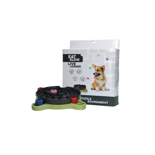 Hersenwerk voor honden - Eat Slow Live Longer - Puzzle Roundabout