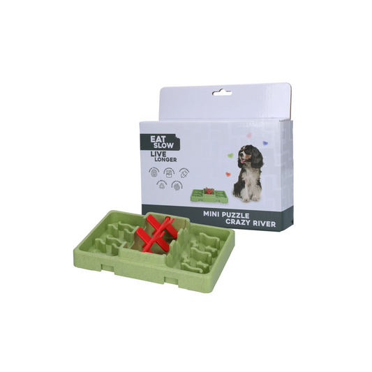 Hersenwerk voor honden - Eat Slow Live Longer - Mini Puzzle Crazy River