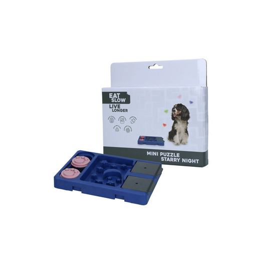 Hersenwerk voor honden - Eat Slow Live Longer - Mini Puzzle Starry Night