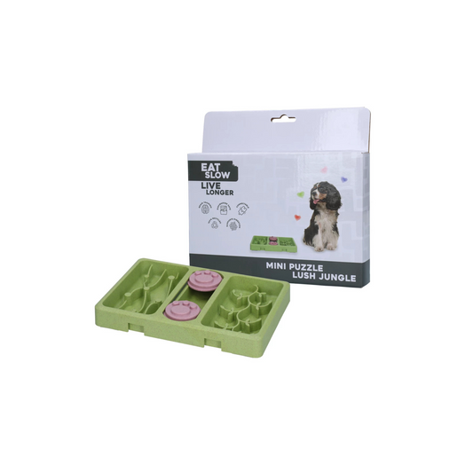 Hersenwerk voor honden - Eat Slow Live Longer - Mini Puzzle Lush Jungle