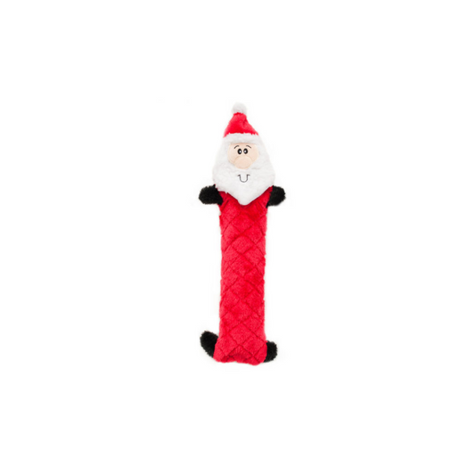 Kerst hondenspeelgoed - Holiday Jigglerz Santa