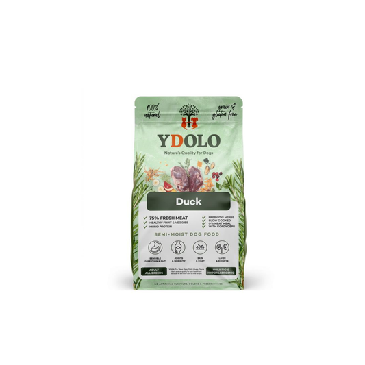 PRE-ORDER - 
Hondenvoer - YDOLO - Duck Semi Moist brokken