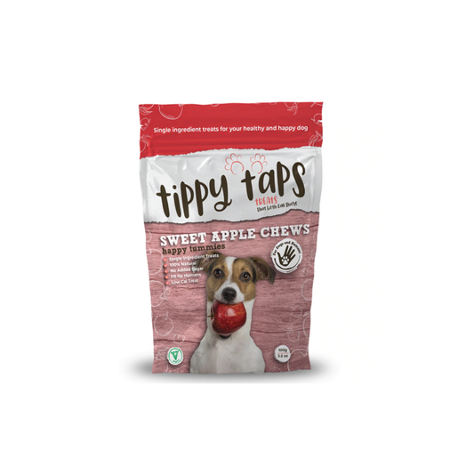 Hondensnack - Tippy Taps - Rode appel