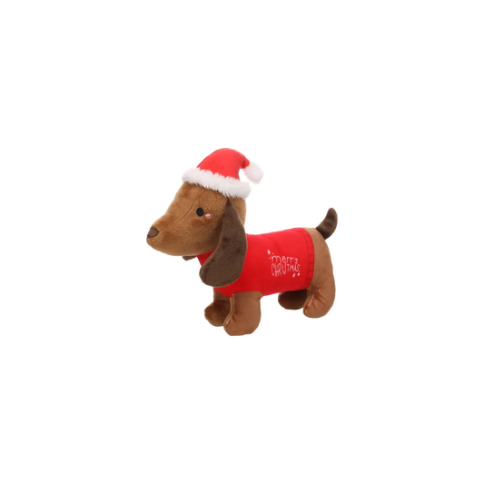 Kerst hondenspeelgoed - Flamingo - Tikko Hond Bruin