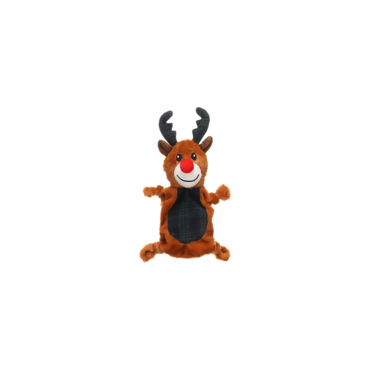 Kerst hondenspeelgoed - Flamingo - Jeffro Rendier Bruin