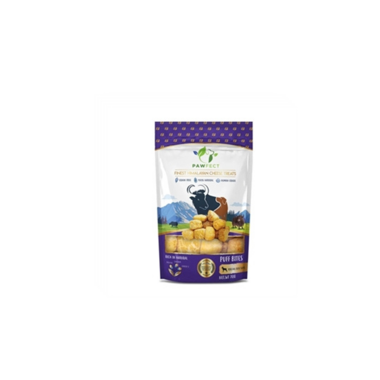 Hondensnack - Pawfect - Chew Puff Bites 70 gr