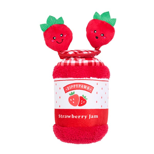 Hondenspeelgoed - Zippy Paws - Bungee Burrow – Strawberry Jam Jar