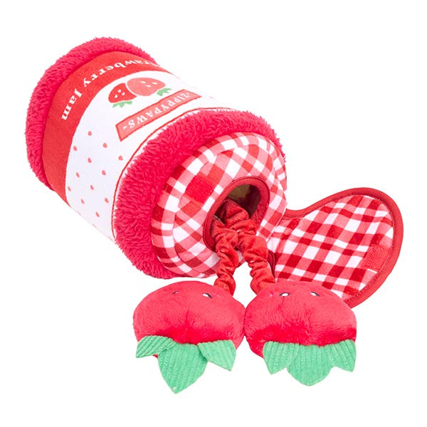 Hondenspeelgoed - Zippy Paws - Bungee Burrow – Strawberry Jam Jar