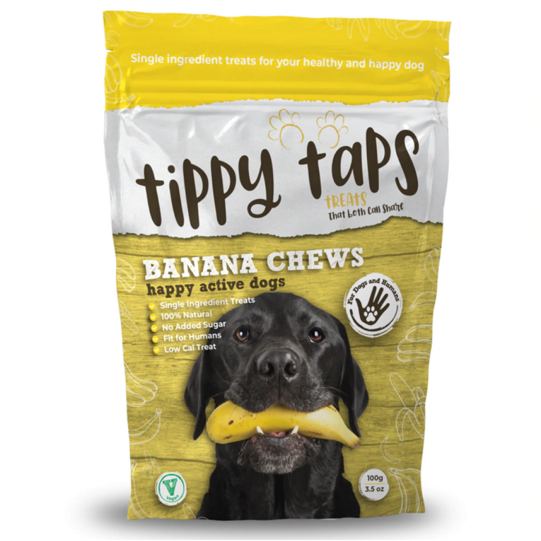 Hondensnack - Tippy Taps - Banaan