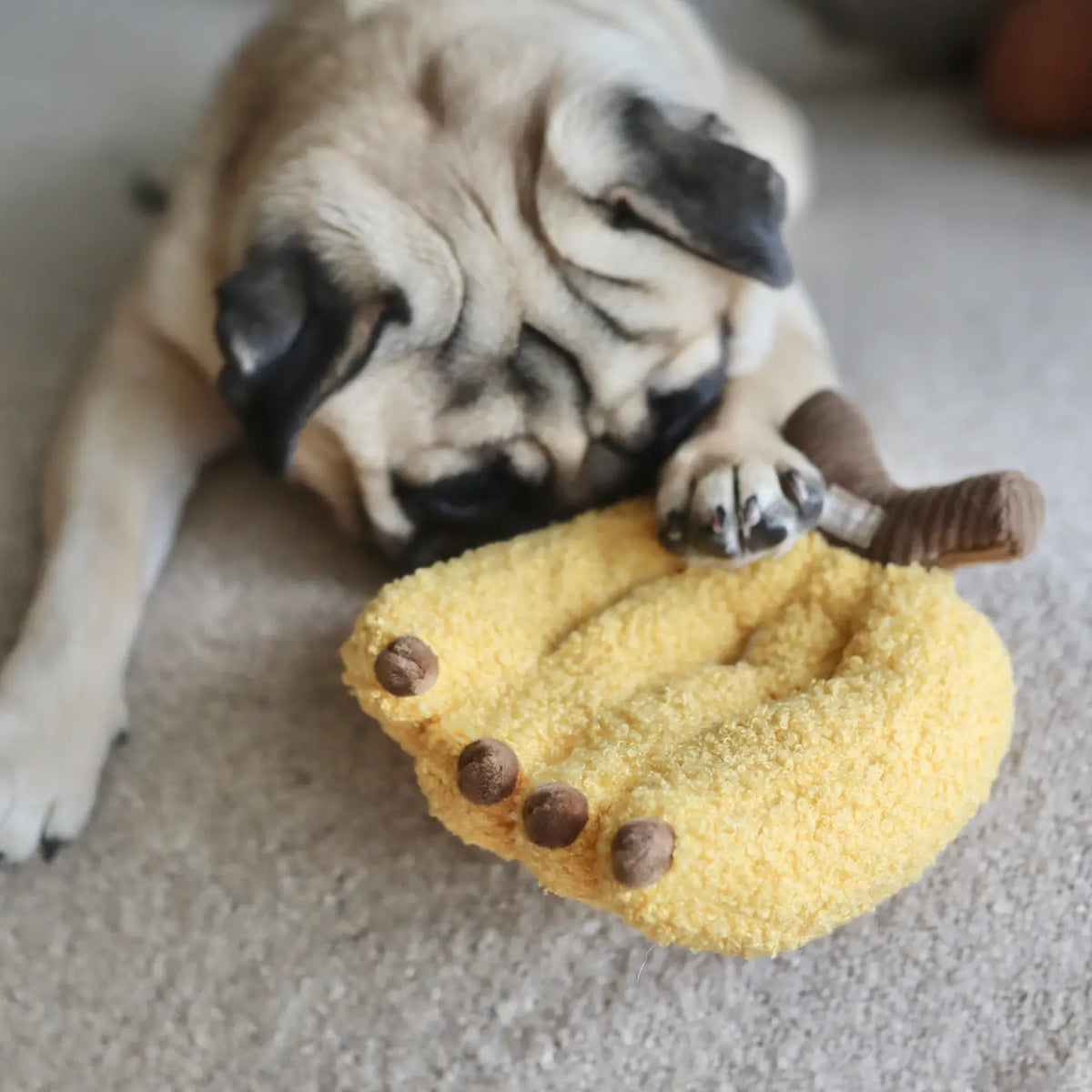Hondenspeelgoed - Lambwolf - Banaan