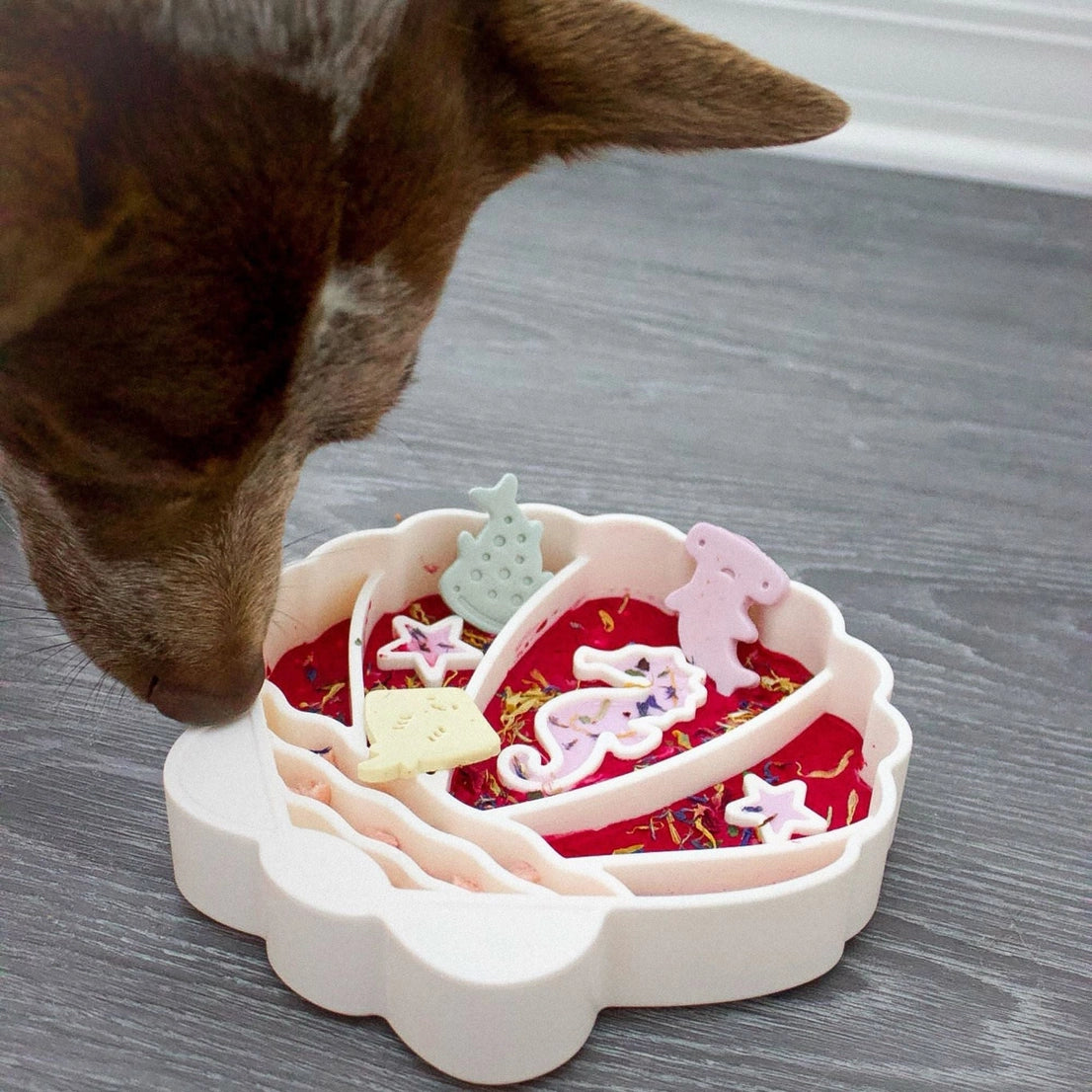 Slowfeeder voor honden - Pawsome tails - Schelp