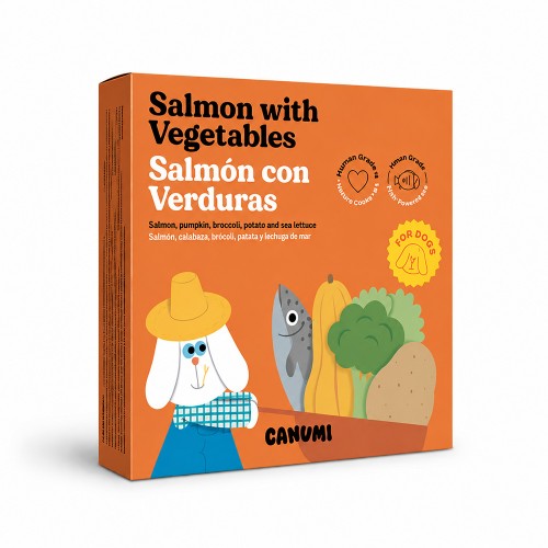 Hondensnack - Canumi - Zalm met groenten