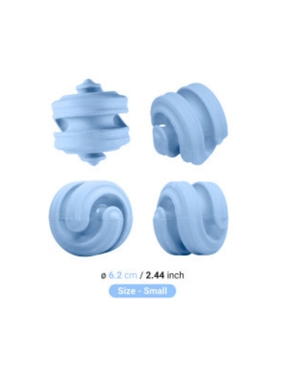 Chewtastic Geometrics Gentle Natural Rubber Soft