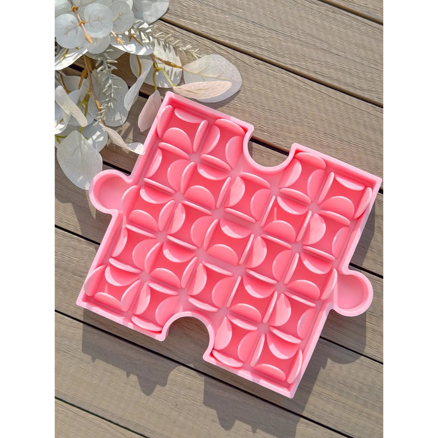 Doggotique - Puzzle Slow Bowl Grass - Roze, Groen en Blauw
