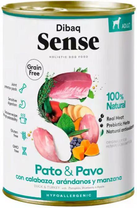 Dibaq Sense Nat Hondenvoer – Eend & Kalkoen