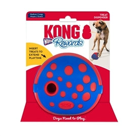 Hersenwerk voor honden - Kong Rewards Wally Blauw / Rood 12,5 cm