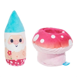 Hondenspeelgoed - Bark - Fun Guy Gnomie Homie Kabouter In Paddenstoel
