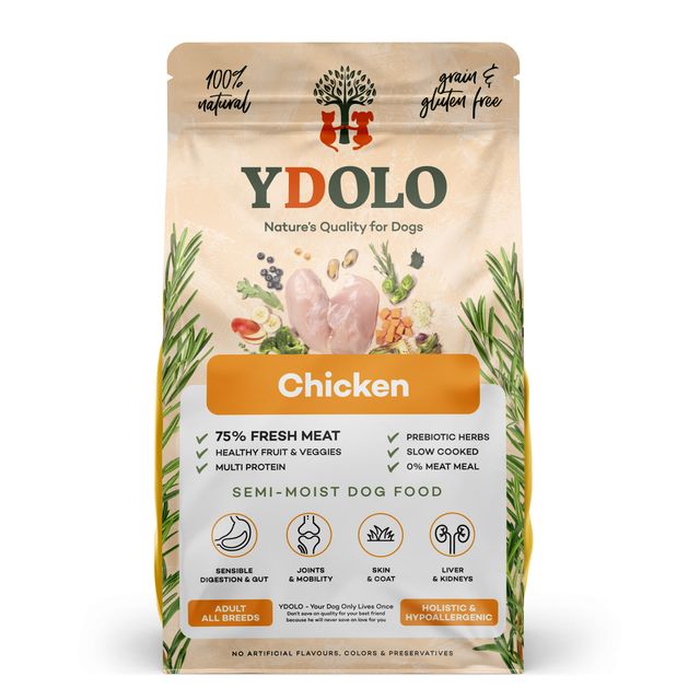 Hondenvoer - YDOLO - Chicken Semi Moist brokken